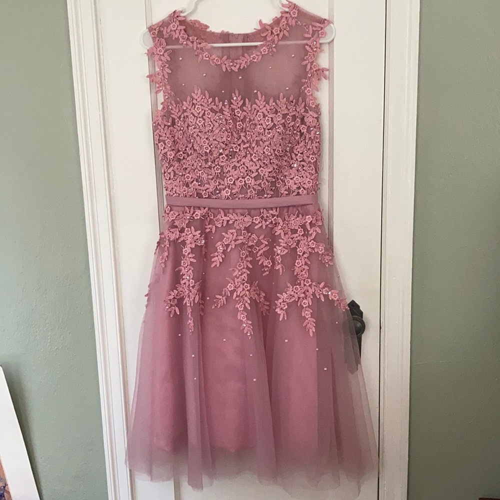 Pink Tulle Party Dress